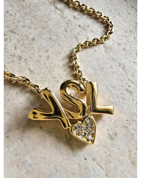 Collier vintage années 90 doré