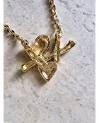 Collier vintage années 90 doré