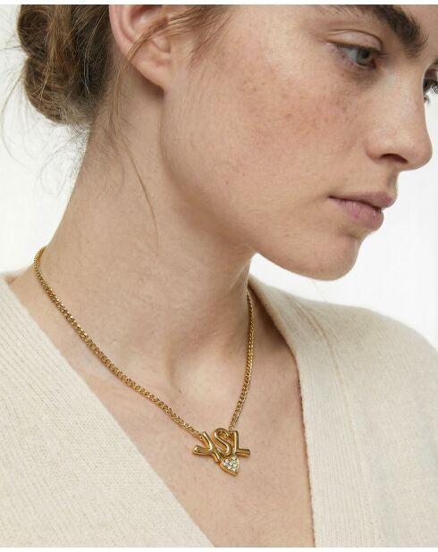 Collier vintage années 90 doré