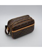 Sac bandoulière Reporter Monogramme marron - 28 x 21 x 11 cm