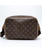 Sac bandoulière Reporter Monogramme marron - 28 x 21 x 11 cm