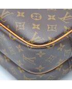 Sac bandoulière Reporter Monogramme marron - 28 x 21 x 11 cm