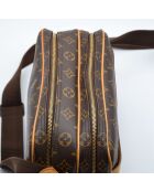 Sac bandoulière Reporter Monogramme marron - 28 x 21 x 11 cm