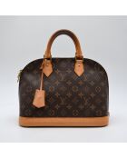 Sac à main Alma PM toile Monogram monogramme brun - 32 x 25 x 16 cm