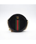 Sac bandoulière Ophidia Round noir - 18 x 18 x 4,5 cm 
Chaîne · 122 cm