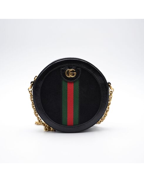 Sac bandoulière Ophidia Round noir - 18 x 18 x 4,5 cm 
Chaîne · 122 cm