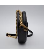Sac bandoulière Ophidia Round noir - 18 x 18 x 4,5 cm 
Chaîne · 122 cm