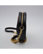 Sac bandoulière Ophidia Round noir - 18 x 18 x 4,5 cm 
Chaîne · 122 cm