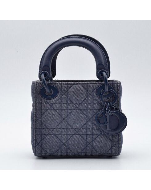 Sac à main Mini Lady Jean Denim bleu denim - 14 x 13 x 7 cm