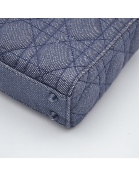 Sac à main Mini Lady Jean Denim bleu denim - 14 x 13 x 7 cm