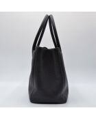 Sac Cerf Executive Tote Cuir Grainé Noir - 36 x 24 x 15 cm