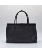 Sac Cerf Executive Tote Cuir Grainé Noir - 36 x 24 x 15 cm