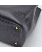 Sac Cerf Executive Tote Cuir Grainé Noir - 36 x 24 x 15 cm