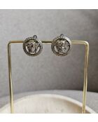 Boucles d'Oreilles Vintage argentées