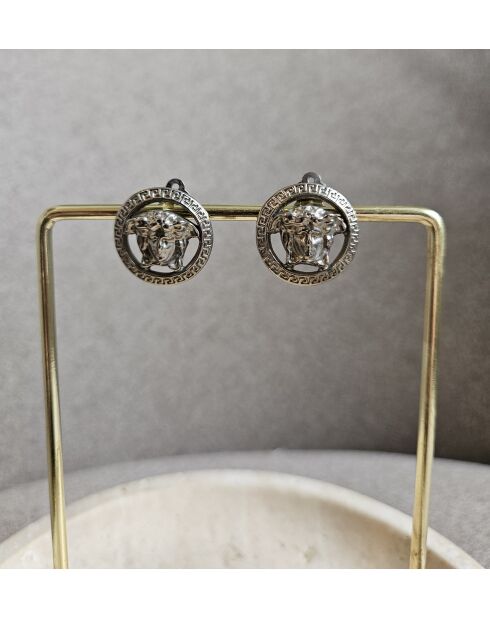 Boucles d'Oreilles Vintage argentées
