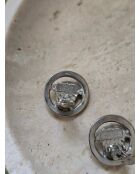 Boucles d'Oreilles Vintage argentées