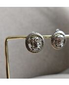 Boucles d'Oreilles Vintage argentées