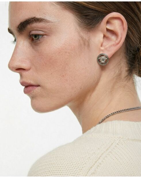 Boucles d'Oreilles Vintage argentées