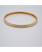 Bracelet Émail crème - 6,5x21 cm