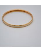 Bracelet Émail crème - 6,5x21 cm