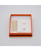 Bracelet Émail crème - 6,5x21 cm
