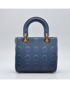 Sac à main Lady My ABCDior Small Bleu Ombré Cannage - 20 x 18 x 6 cm 
bandoulière : 110 cm