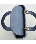 Sac à main Lady My ABCDior Small Bleu Ombré Cannage - 20 x 18 x 6 cm 
bandoulière : 110 cm
