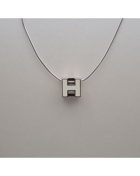 Collier Cage d'H argenté