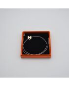 Collier Cage d'H argenté