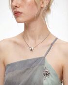 Collier Cage d'H argenté
