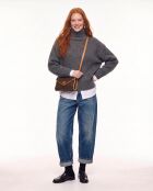 Sac bandoulière Vintage Macadam Pochette Crossbody brun - 28,5 x 18 x 7 cm