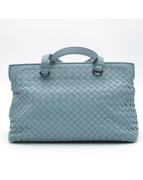 Sac Intrecciato bleu - 30 x 18,5 x 16 cm