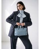 Sac Intrecciato bleu - 30 x 18,5 x 16 cm