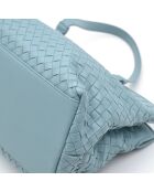 Sac Intrecciato bleu - 30 x 18,5 x 16 cm