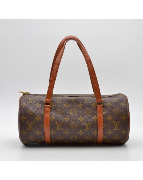 Sac à main Papillon 30 Monogramme Vintage brun - 30 x 15 cm