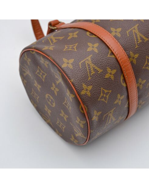 Sac à main Papillon 30 Monogramme Vintage brun - 30 x 15 cm