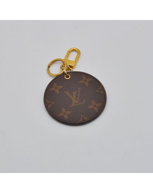 Porte-clés Monogram Reverse bijou de sac & monogramme marron - D: 8 cm