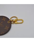 Porte-clés Monogram Reverse bijou de sac & monogramme marron - D: 8 cm