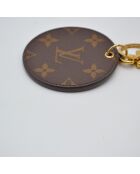 Porte-clés Monogram Reverse bijou de sac & monogramme marron - D: 8 cm