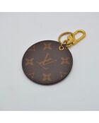 Porte-clés Monogram Reverse bijou de sac & monogramme marron - D: 8 cm
