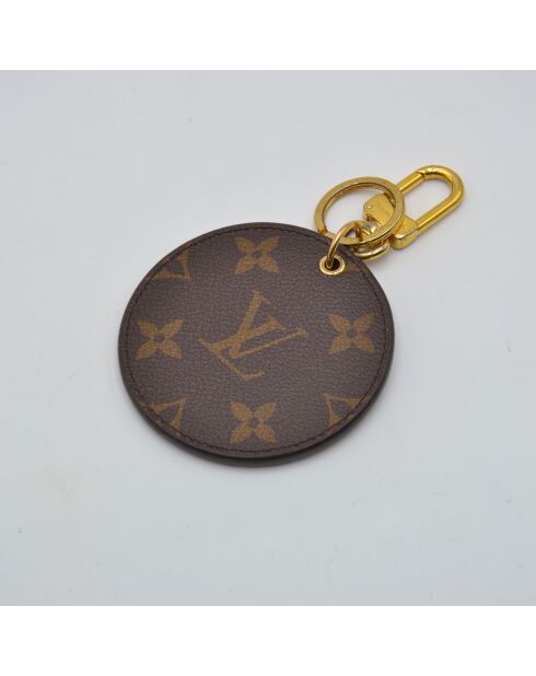 Porte-clés Monogram Reverse bijou de sac & monogramme marron - D: 8 cm