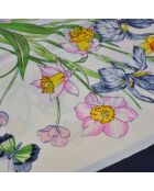 Foulard Flora multicolore - 85 x 85 cm
