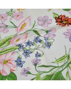 Foulard Flora multicolore - 85 x 85 cm