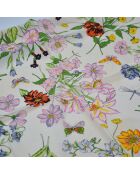Foulard Flora multicolore - 85 x 85 cm