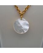 Collier Starball Vintage doré