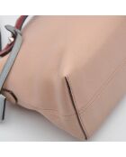 Sac à main By The Way Medium Cuir Tricolore beige rosé - 26 x 17 x 12 cm