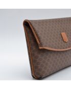Pochette vintage toile Macadam brune - 32 x 18 x 4 cm