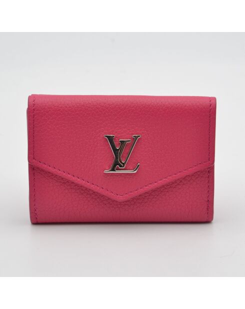 Portefeuille Lockmini Wallet rose fuchsia - 8 x 10 x 2 cm