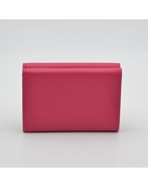 Portefeuille Lockmini Wallet rose fuchsia - 8 x 10 x 2 cm