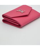Portefeuille Lockmini Wallet rose fuchsia - 8 x 10 x 2 cm